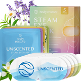 BODY RESTORE Steam Eye Mask Spa Relax Five Packs or Single